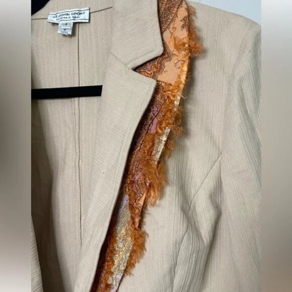 ST. JOHN SPORT by MARIE GRAY Cotton Blend Blazer - Picture 8 of 8